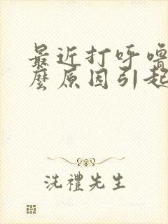 最近打呼噜是什么原因引起的怎么办