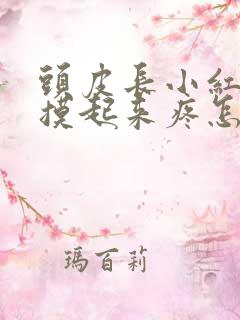 头皮长小红疙瘩摸起来疼怎么回事