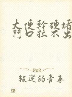 大便干硬堵在肛门口拉不出