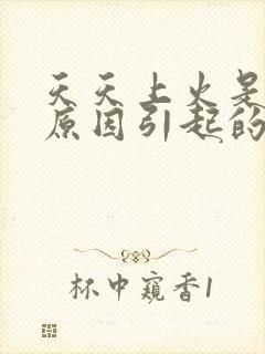 天天上火是什么原因引起的