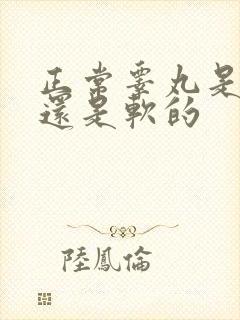 正常睾丸是硬的还是软的