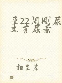 孕22周刚尿完又有尿意