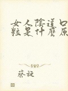 女人阴道口有颗粒是什么原因