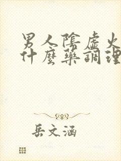 男人阴虚火旺吃什么药调理