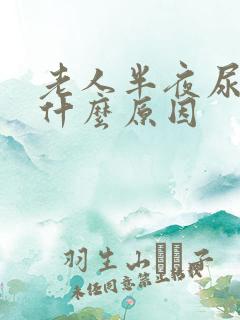 老人半夜尿频是什么原因