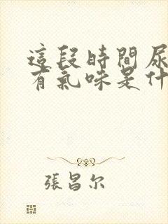 这段时间尿黄还有气味是什么原因呀