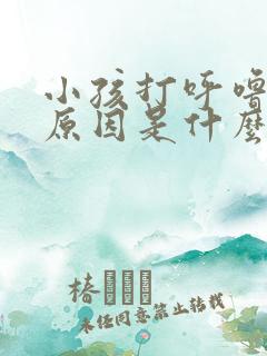 小孩打呼噜什么原因是什么原因是什么