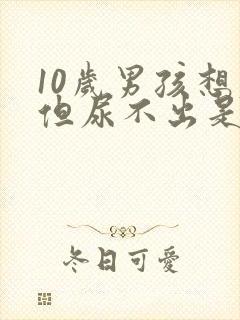 10岁男孩想尿但尿不出是什么原因