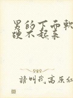 男的下面软软的硬不起来