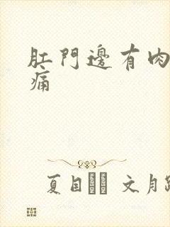 肛门边有肉球很痛