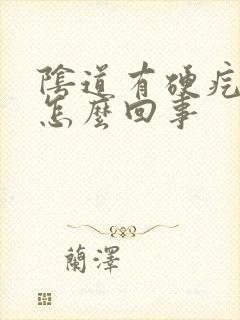 阴道有硬疙瘩是怎么回事