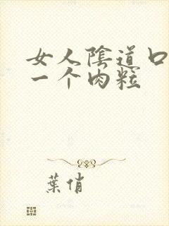 女人阴道口起了一个肉粒