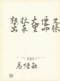 想拉大便又拉不出来里面胀吃什么药