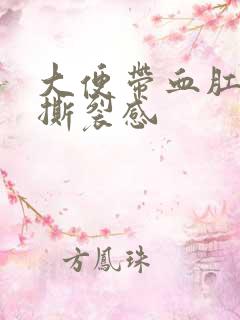 大便带血肛门有撕裂感