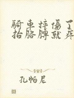 骑车摔伤了肩膀抬胳膊就疼