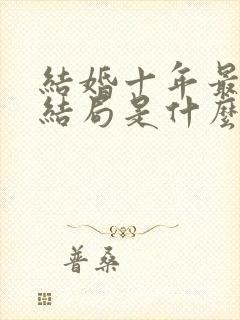 结婚十年最后大结局是什么