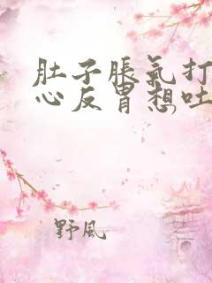 肚子胀气打嗝恶心反胃想吐是怎么回事