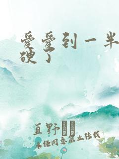 爱爱到一半就不硬了