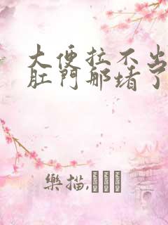 大便拉不出来在肛门那堵了一大坨