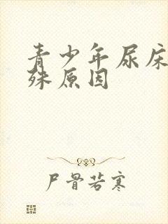 青少年尿床的特殊原因