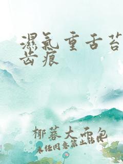 湿气重舌苔黑有齿痕