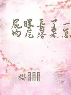 屁眼长了一个小肉疙瘩是怎么回事