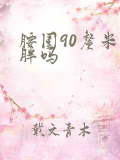 腰围90厘米算胖吗