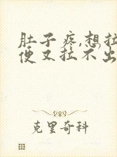 肚子疼,想拉大便又拉不出来是什么原因