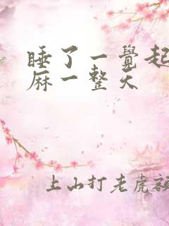 睡了一觉起来手麻一整天