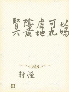 肾阴虚可以吃味六黄地丸吗