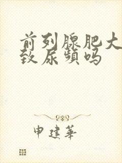 前列腺肥大会导致尿频吗