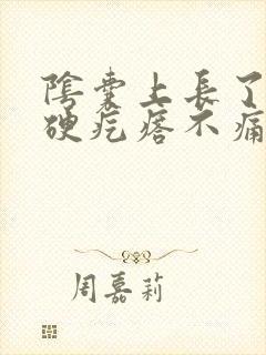 阴囊上长了一个硬疙瘩不痛不痒