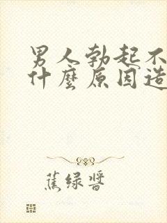 男人勃起不坚是什么原因造成的