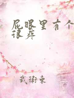 屁眼里有个疙瘩很疼