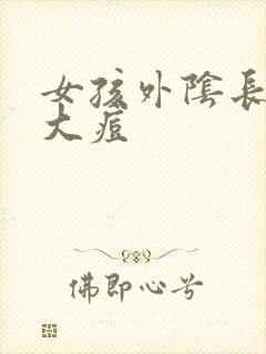 女孩外阴长了个大痘