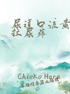 尿道口流黄浓且拉尿疼