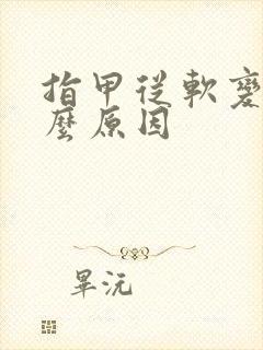 指甲从软变硬什么原因