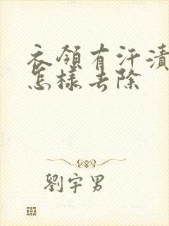 衣领有汗渍发黄怎样去除