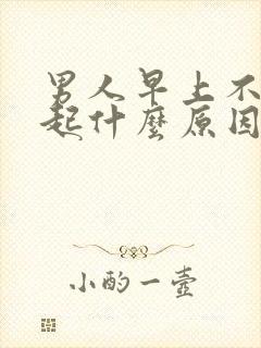 男人早上不会勃起什么原因