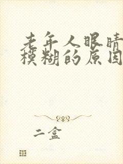 老年人眼睛视力模糊的原因