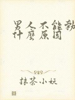 男人不能勃起是什么原因