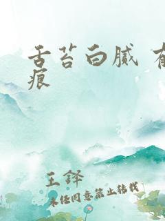 舌苔白腻 有齿痕