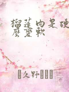 榴莲肉是硬的怎么变软