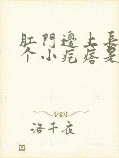 肛门边上长了一个小疙瘩是怎么回事