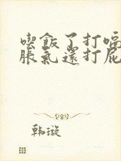 吃饭了打嗝肚子胀气还打屁