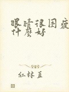 眼睛很困疲劳吃什么好