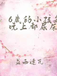 6岁的小孩每天晚上都尿床怎么办