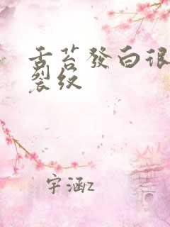 舌苔发白很厚有裂纹