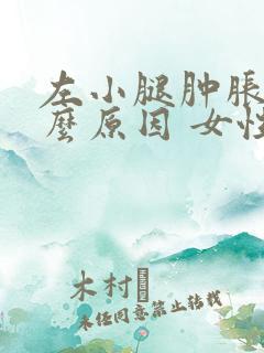 左小腿肿胀是什么原因 女性