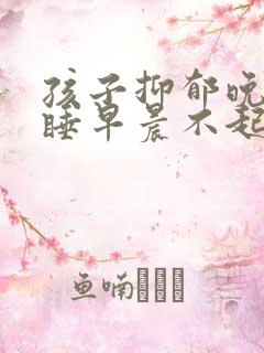 孩子抑郁晚上不睡早晨不起